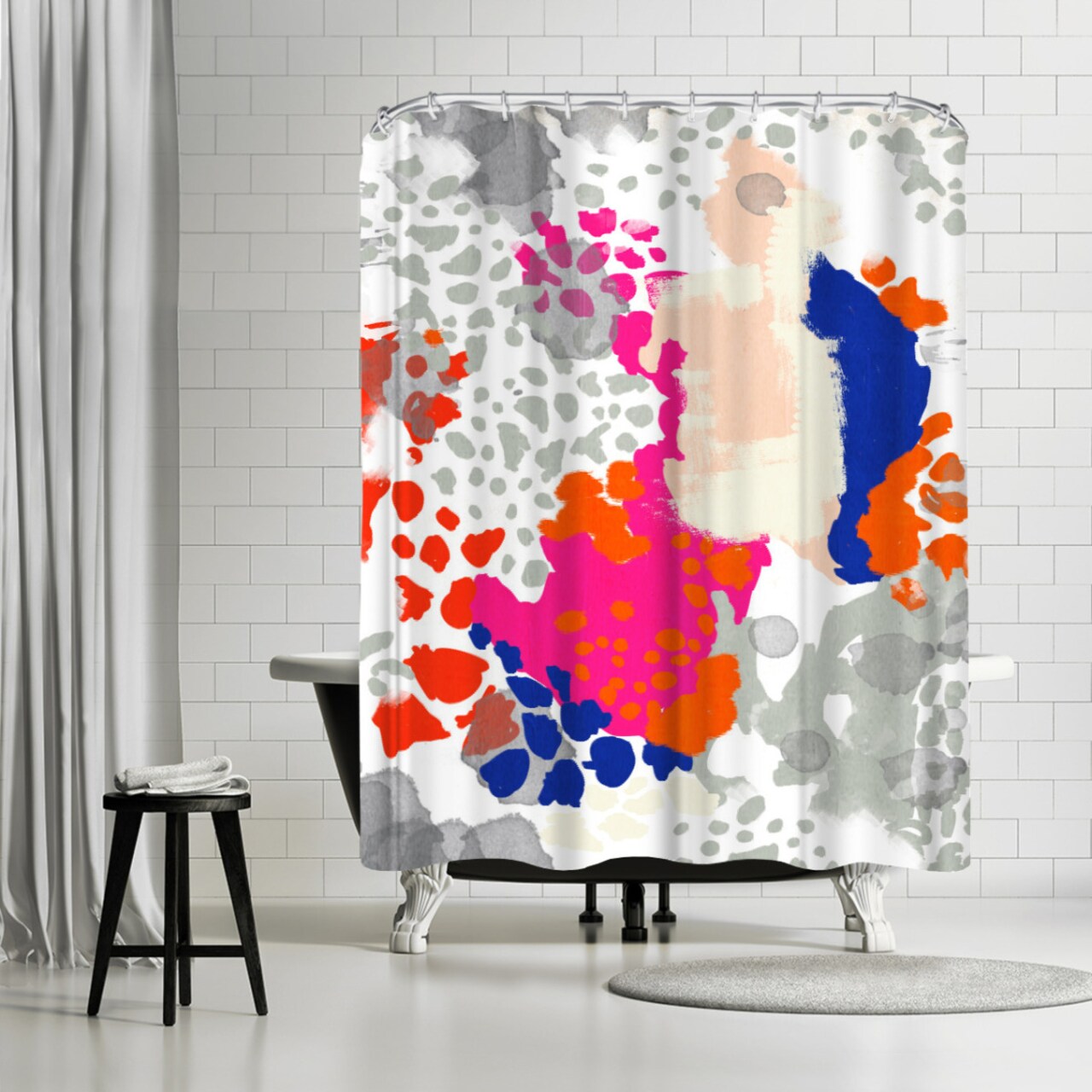 Mica by Charlotte Winter Shower Curtain 71&#x22; x 74&#x22;
